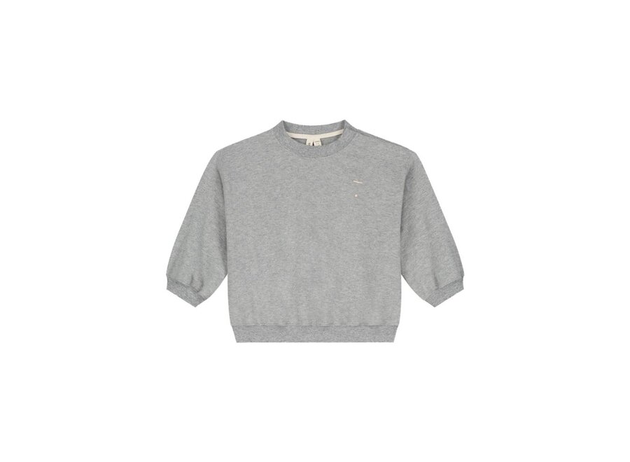 Gray Label | Baby Dropped Shoulder Sweater GOTS Grey Melange