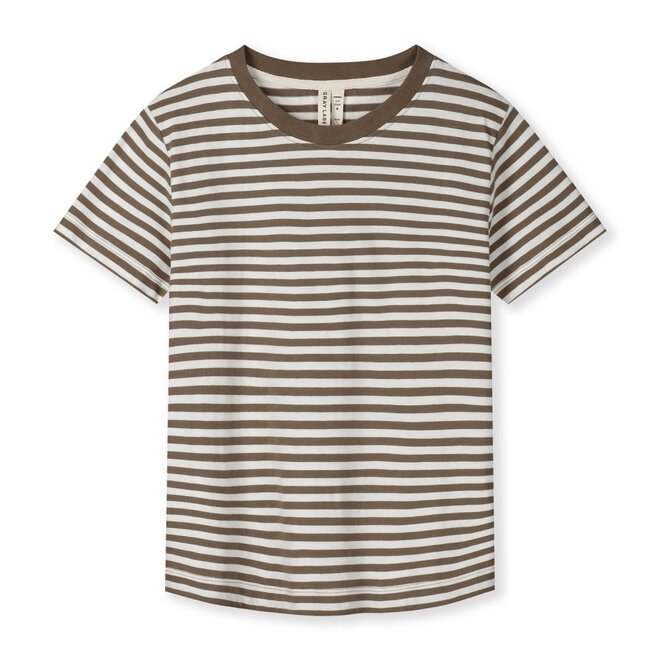 Oversized Tee GOTS Woody / Cream