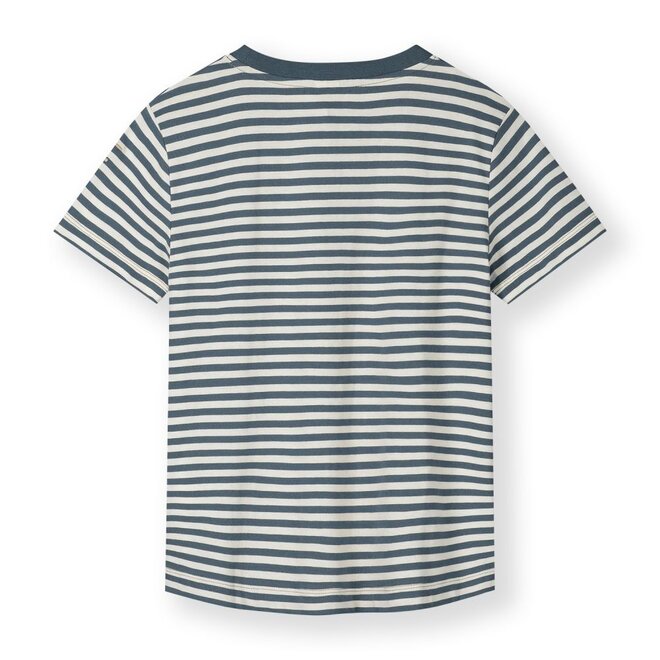 Gray Label | Oversized Tee GOTS Blue Grey / Cream