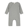 Gray Label | Baby Suit with Snaps GOTS Grey Melange