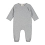 Gray Label | Newborn Suit with Snaps GOTS Grey Melange