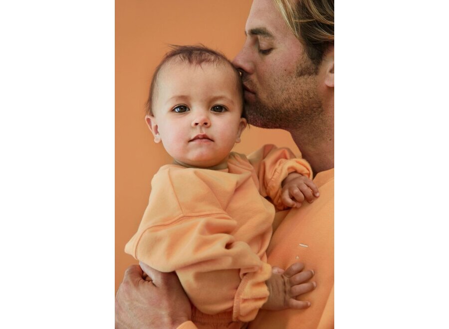 Gray Label | Baby Dropped Shoulder Sweater GOTS Melon