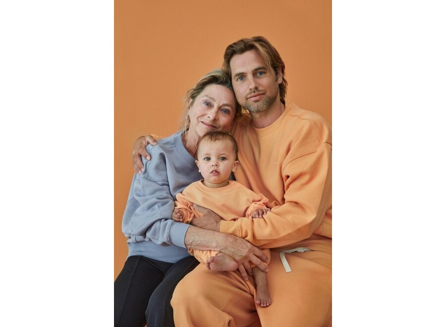 Gray Label | Baby Dropped Shoulder Sweater GOTS Melon