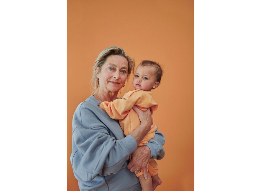 Gray Label | Baby Dropped Shoulder Sweater GOTS Melon