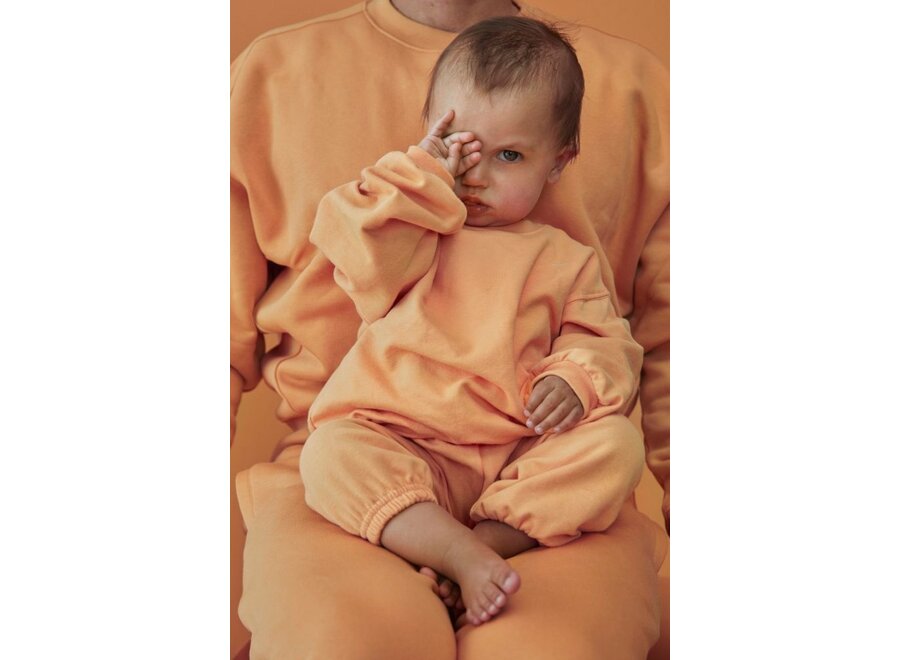 Gray Label | Baby Dropped Shoulder Sweater GOTS Melon