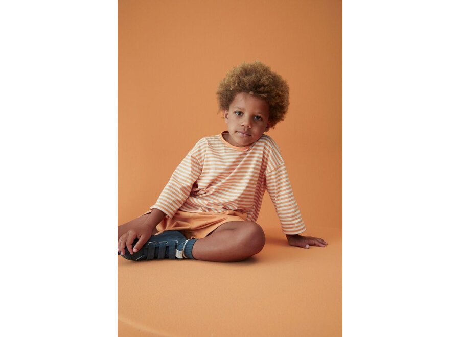 Gray Label | Dropped Shoulder Tee GOTS Melon / Cream