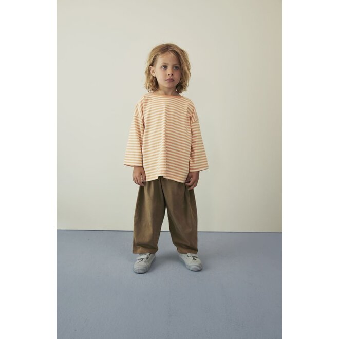 Gray Label | Dropped Shoulder Tee GOTS Melon / Cream