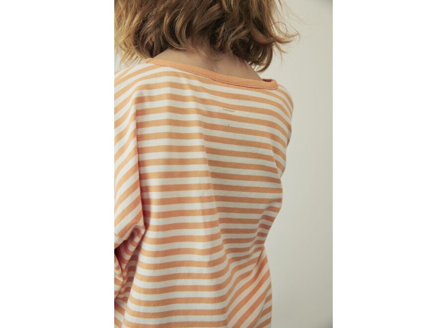 Gray Label | Dropped Shoulder Tee GOTS Melon / Cream