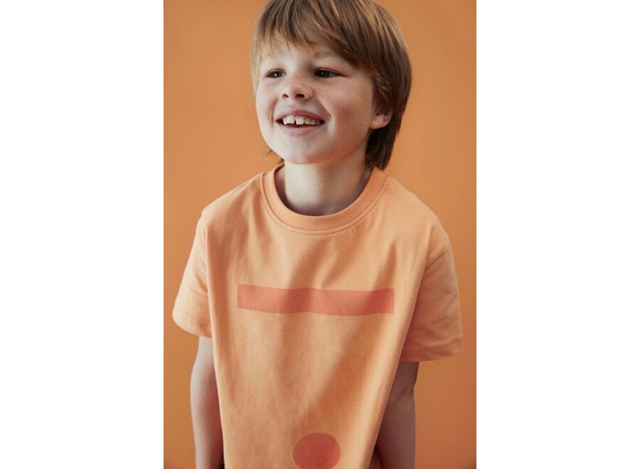 Gray Label | Oversized Tee w/ Logo GOTS Melon