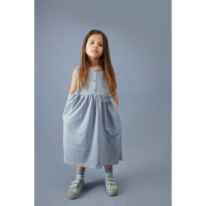 Gray Label | Ribbed Socks GOTS Stone Grey / Cream (2-pack)