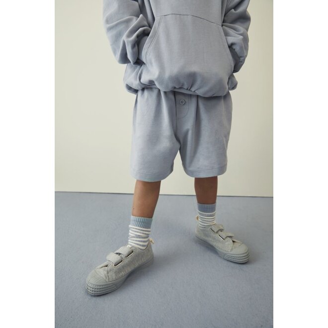 Gray Label | Ribbed Socks GOTS Stone Grey / Cream (2-pack)