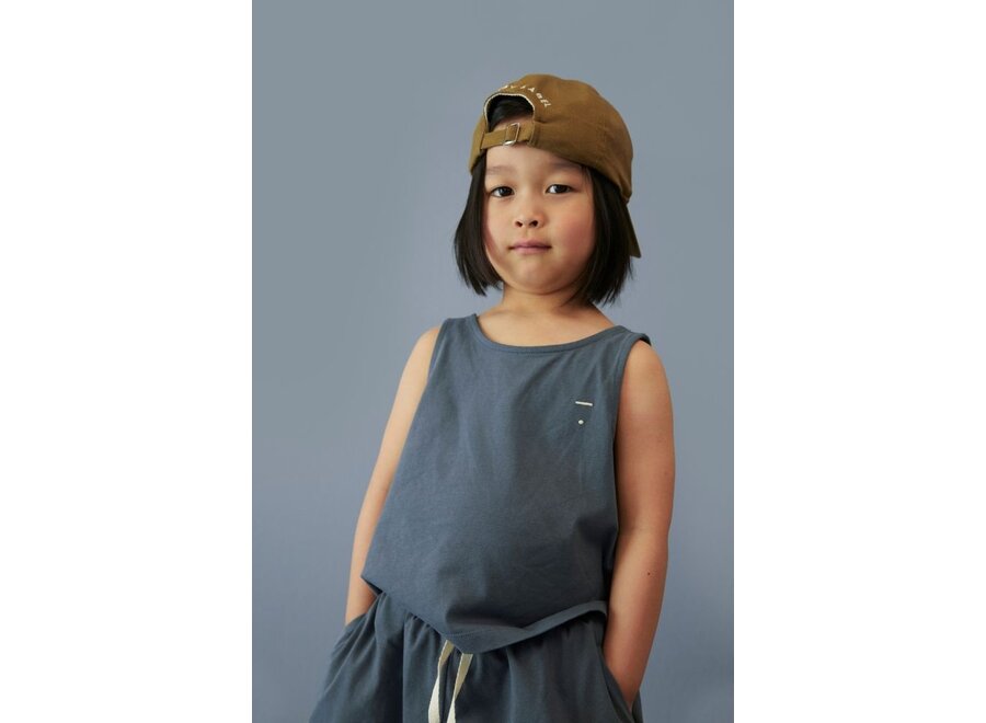 Gray Label | Boxy Tank Top GOTS Blue Grey