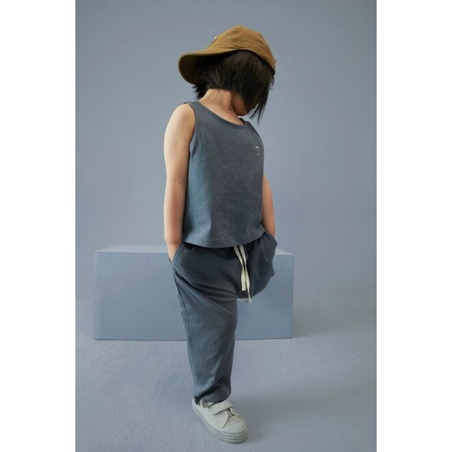Gray Label | Boxy Tank Top GOTS Blue Grey