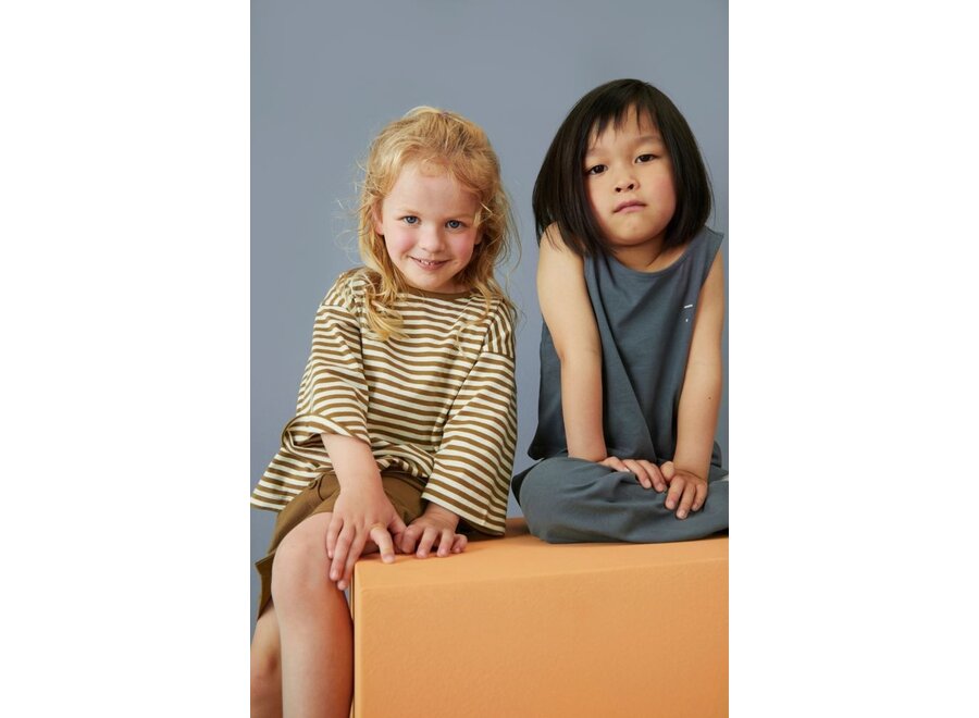 Gray Label | Pull Up Trousers GOTS Blue Grey