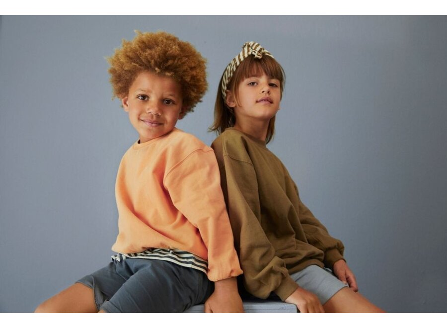 Gray Label | Button Shorts GOTS Blue Grey