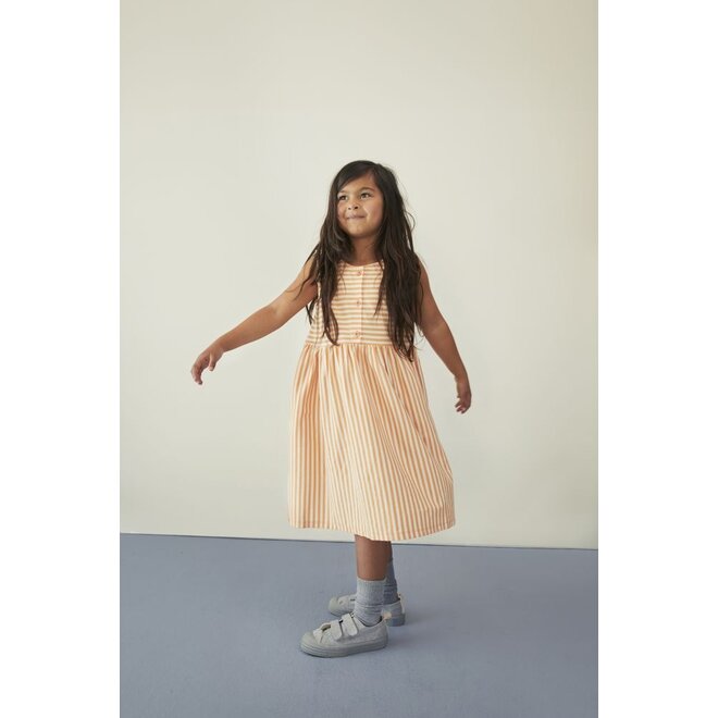 Gray Label | Sleeveless Dress GOTS Melon / Cream