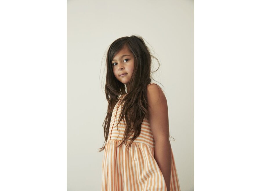 Gray Label | Sleeveless Dress GOTS Melon / Cream