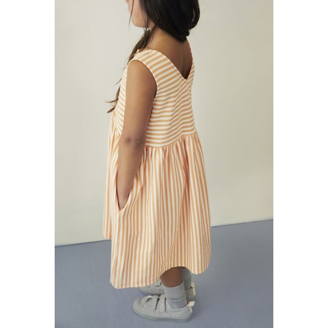 Gray Label | Sleeveless Dress GOTS Melon / Cream