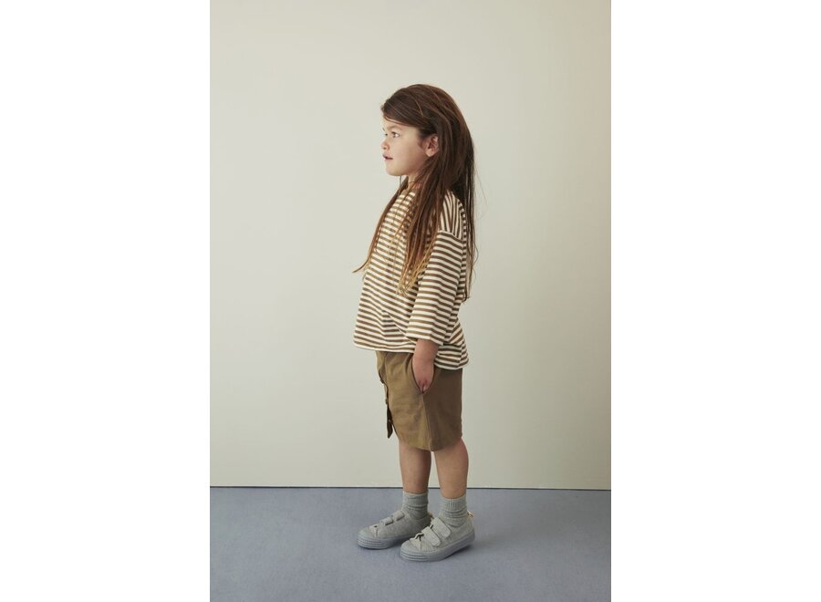 Gray Label | Dropped Shoulder Tee GOTS Woody / Cream