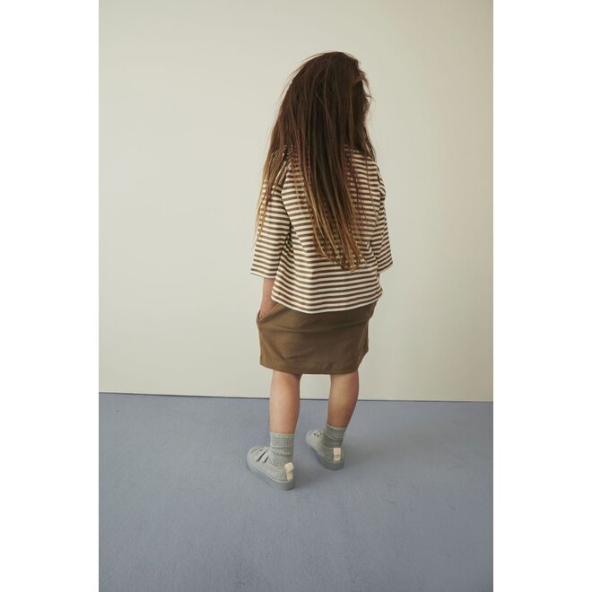 Gray Label | Dropped Shoulder Tee GOTS Woody / Cream