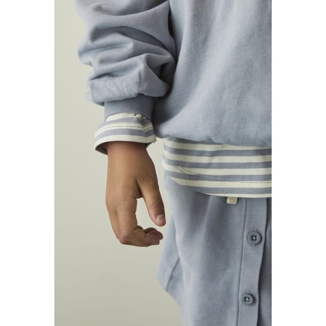 Gray Label | Skirt with Buttons GOTS Stone Grey