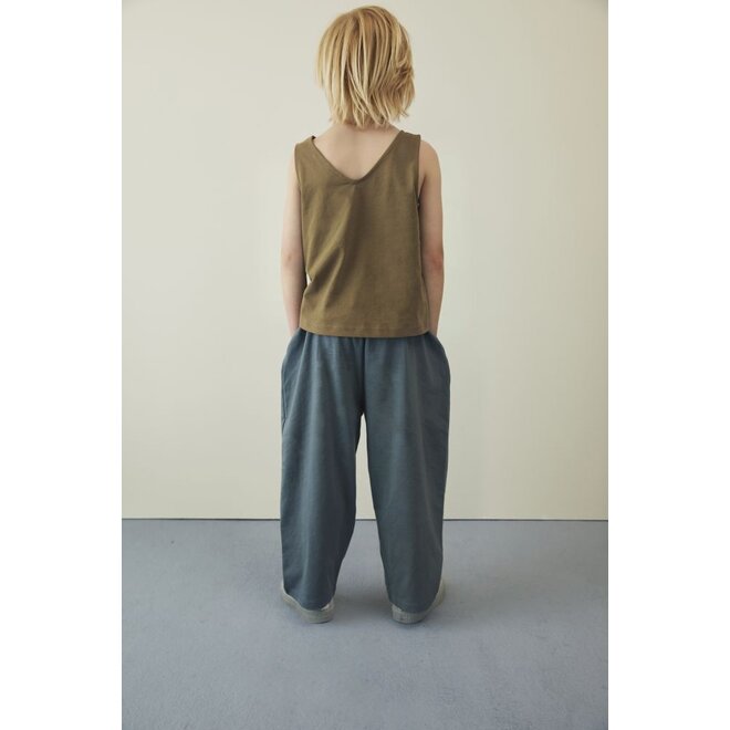 Gray Label | Pull Up Trousers GOTS Blue Grey