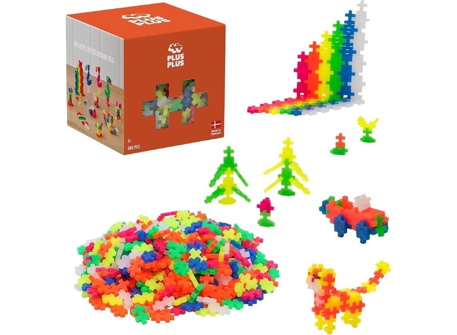 Plus-Plus | Neon Mix (600 pieces)