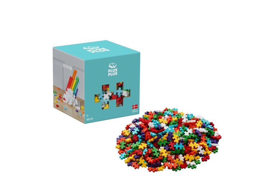 Plus-Plus | Regenboog Mix (600 pieces)