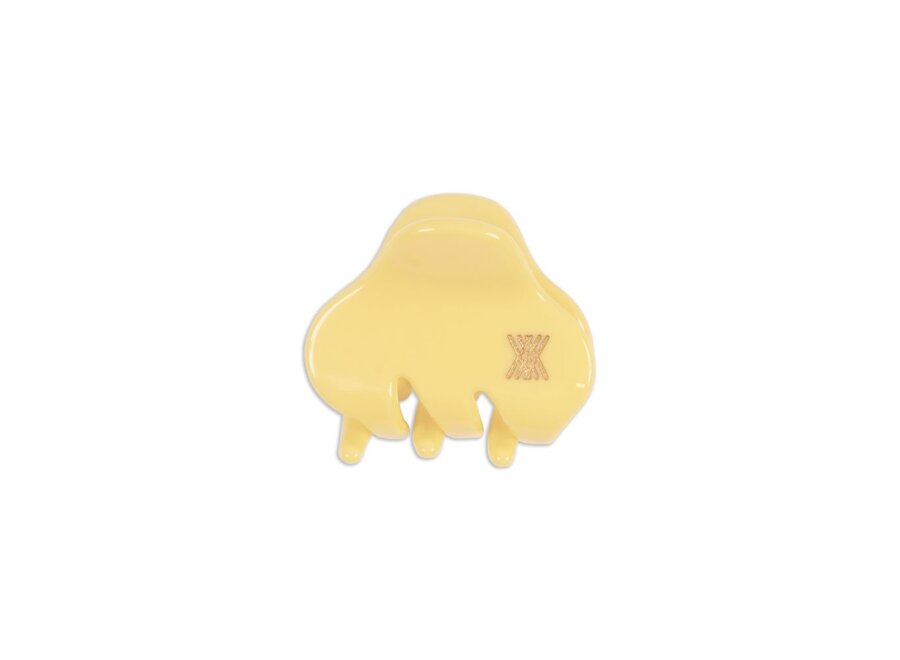 Hair Clamp Soft Yellow