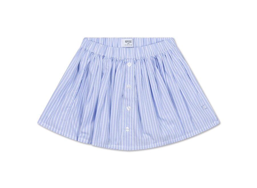 Repose ams | Button Down Rokje Oxford Stripe