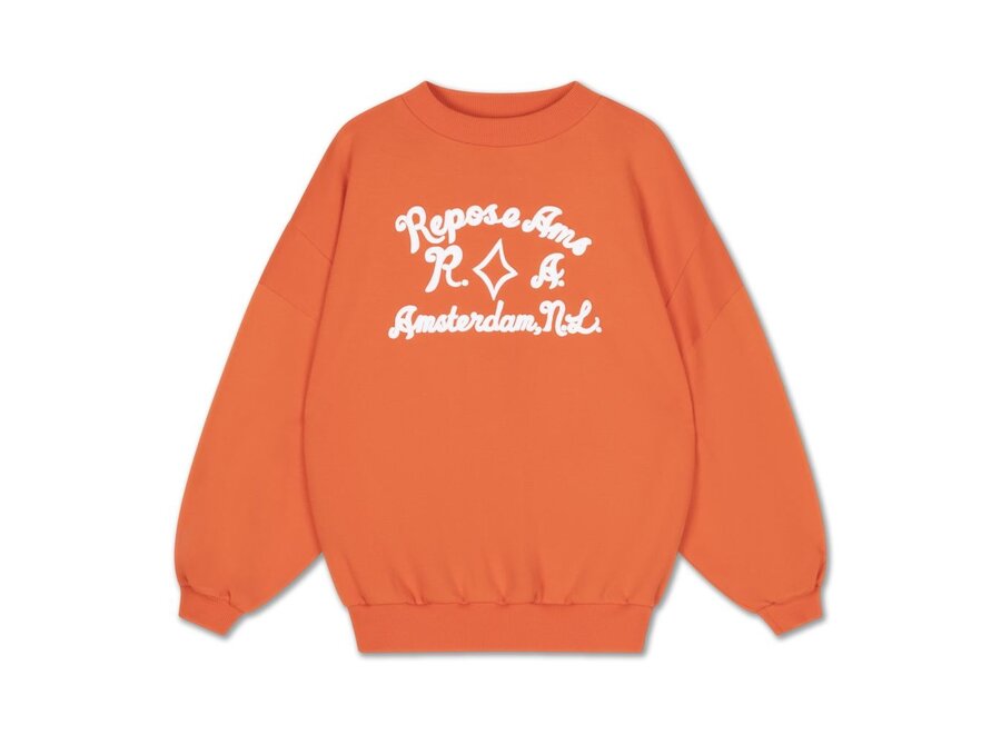 Crewneck Sweater Flame Red