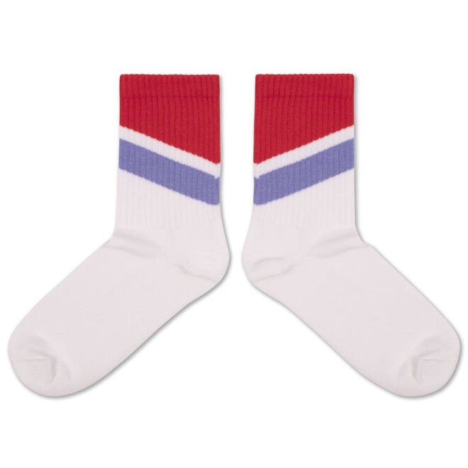 Repose ams | Sporty Socks White Stripe