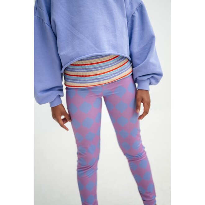 Repose ams | Crop Heart Sweater Glacier Bloom