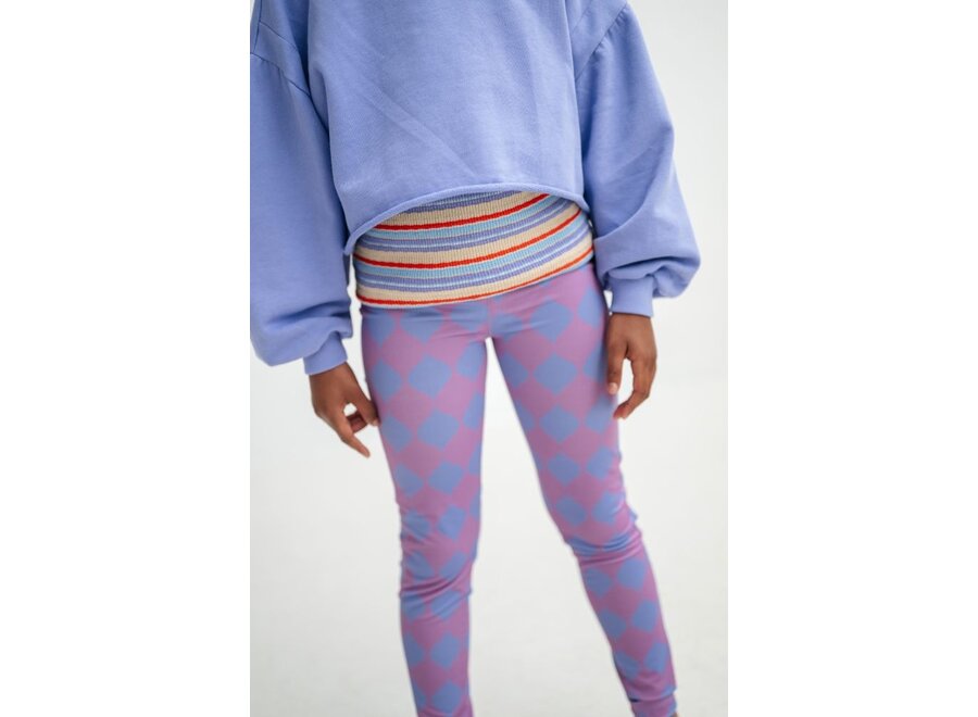 Repose ams | Crop Heart Sweater Glacier Bloom