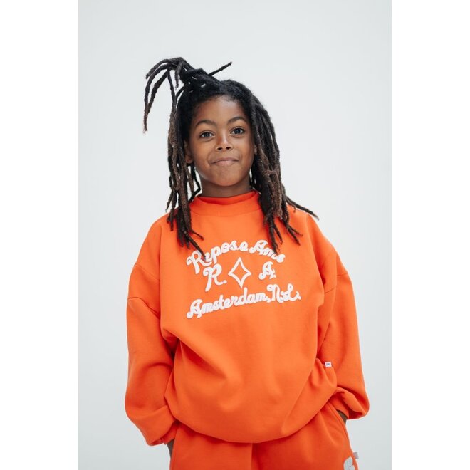 Repose ams | Crewneck Sweater Flame Red