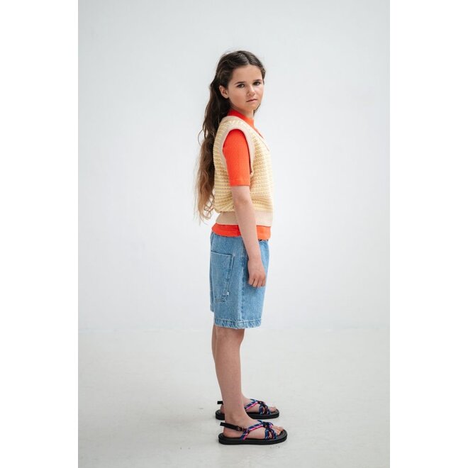 Repose ams | Jeans Short Steel Blue