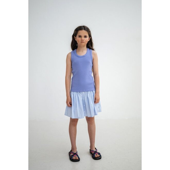 Repose ams | Button Down Rokje Oxford Stripe