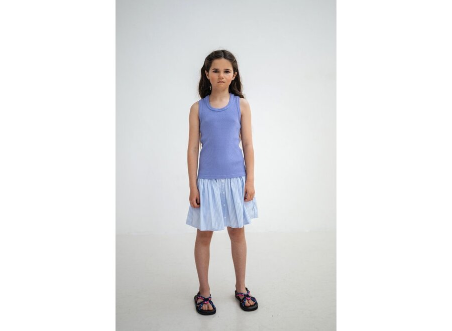 Repose ams | Button Down Rokje Oxford Stripe