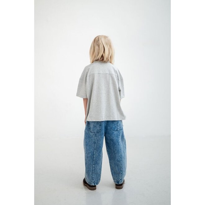 Repose ams | Boxy Tee Grey Melange