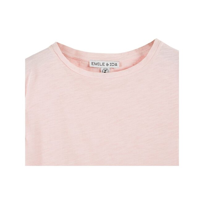 Emile et Ida | Slub Jersey Tee Shirt Macaron