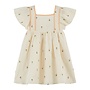 Emile et Ida | All Over Embroidered Jurk Creme