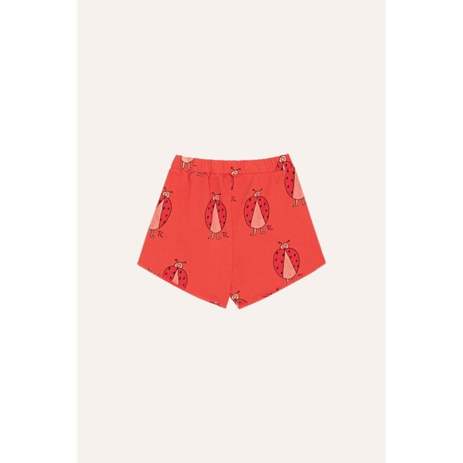 The Campamento | Ladybug Allover Shorts Red