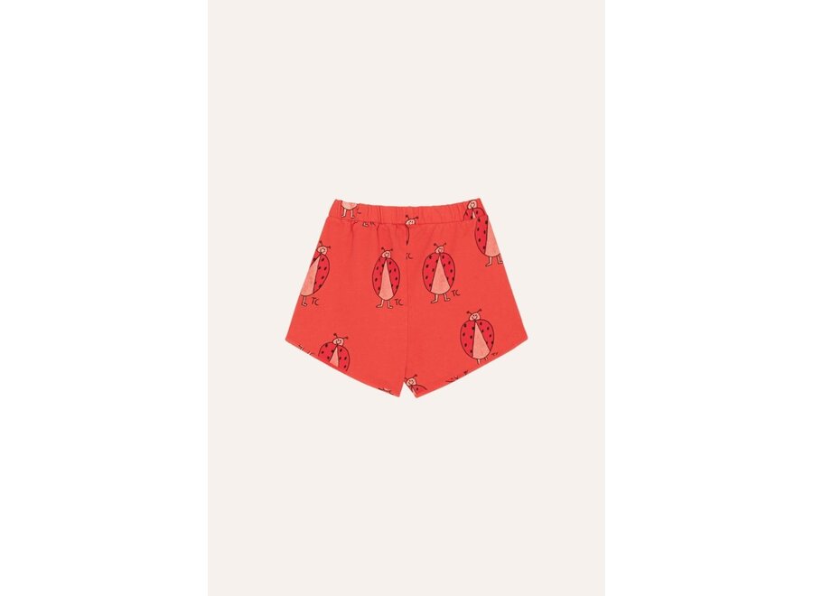 The Campamento | Ladybug Allover Shorts Red
