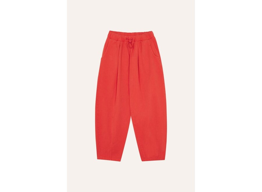 Red Washed Trousers Red