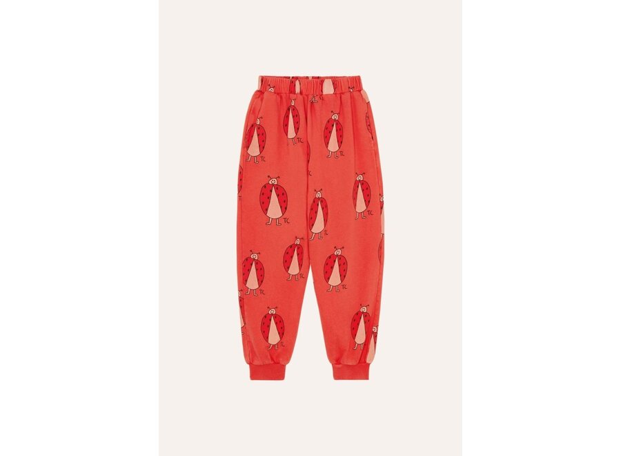 Ladybug Allover Washed Jogging Red