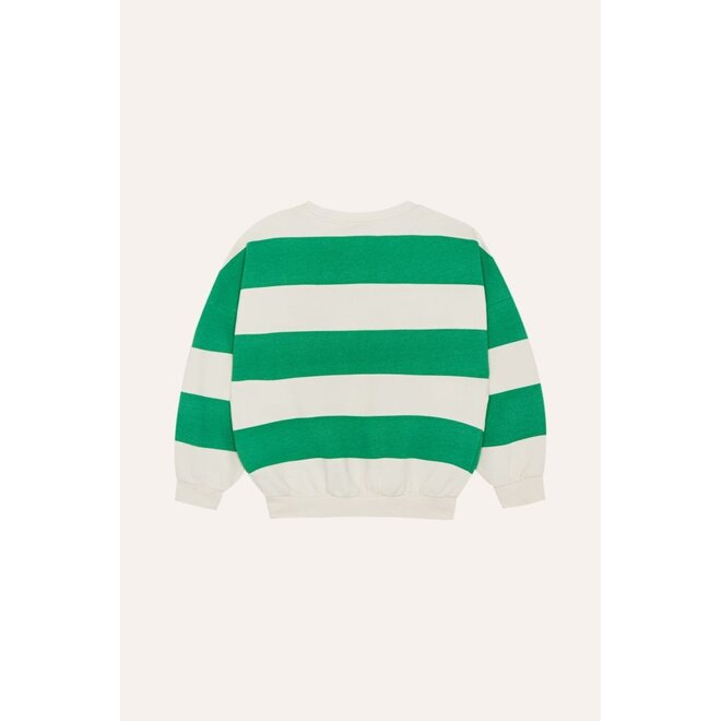 The Campamento | Green Stripes Sweatshirt Green
