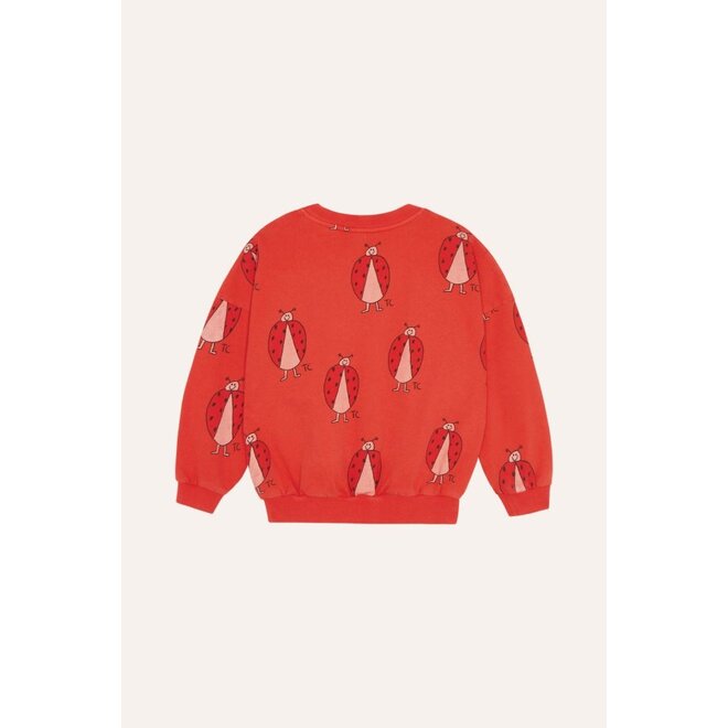 The Campamento | Ladybug Allover Sweatshirt Red