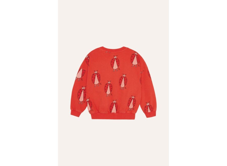 The Campamento | Ladybug Allover Sweatshirt Red