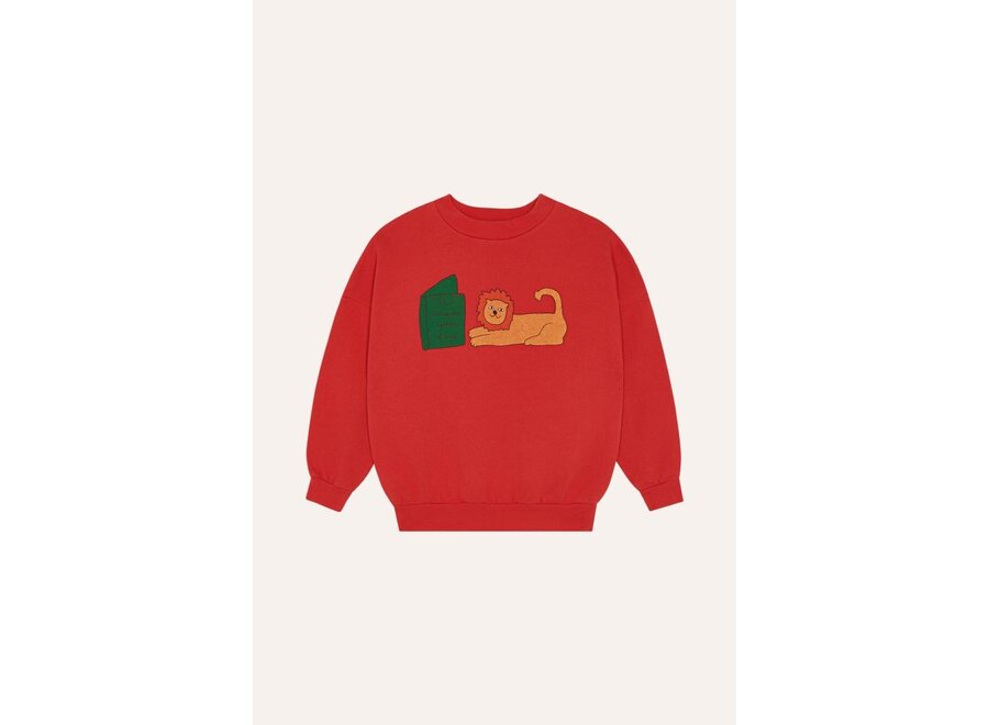 Reading Lion Sweatshirt Red