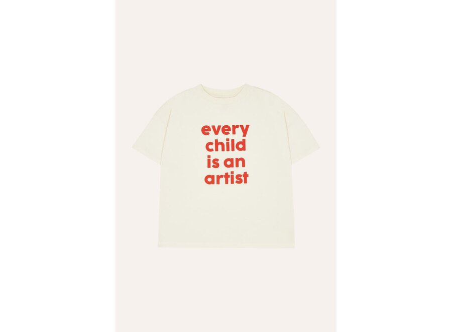 Artist Oversized Tshirt Ecru